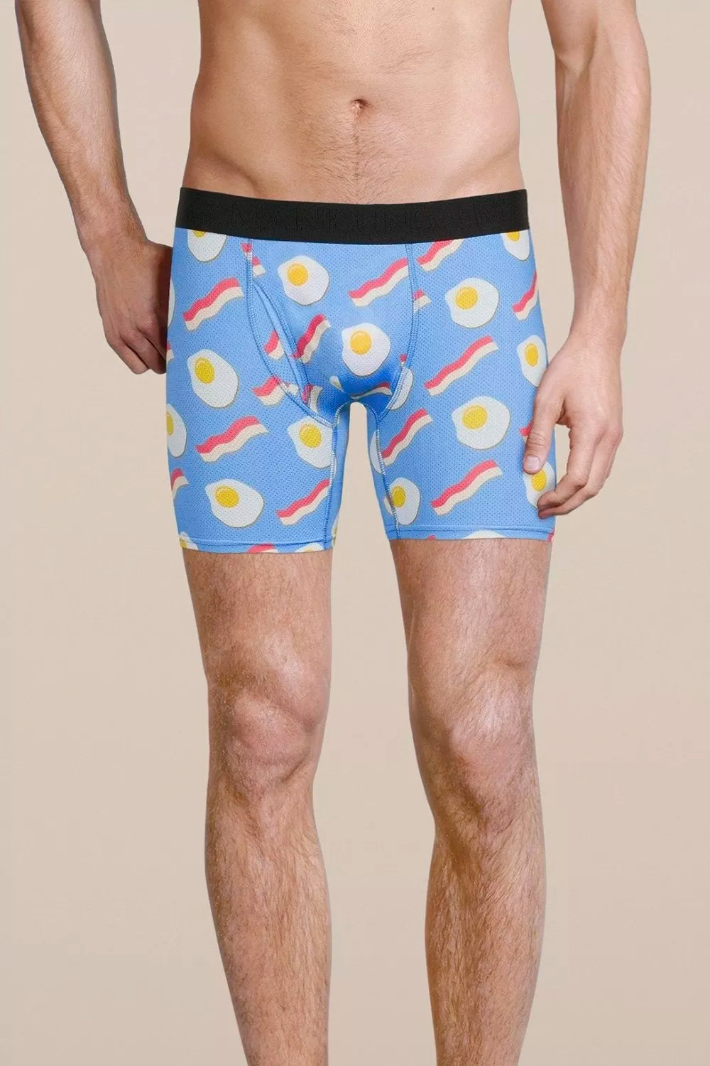 Men's Bacon and Eggs Boxer Brief Underwear