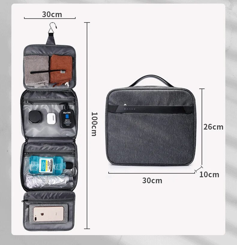 Toiletry Travel Bag for Men Organizer Water-resistant