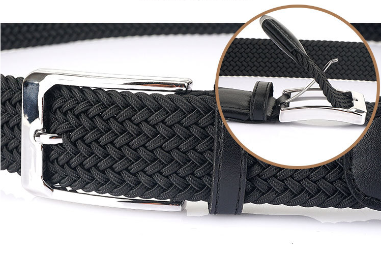 Elastic Fabric Woven Stretch Braided Belt