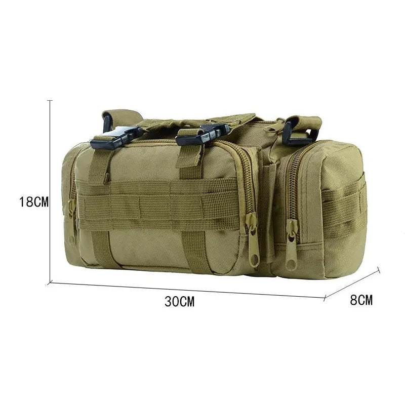 Men's Tactical Waist Pack Multifunction Crossbody Bag