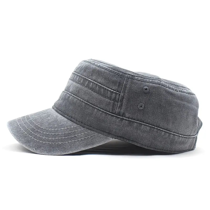 Hat Men's Washed Distressed Cotton Cap