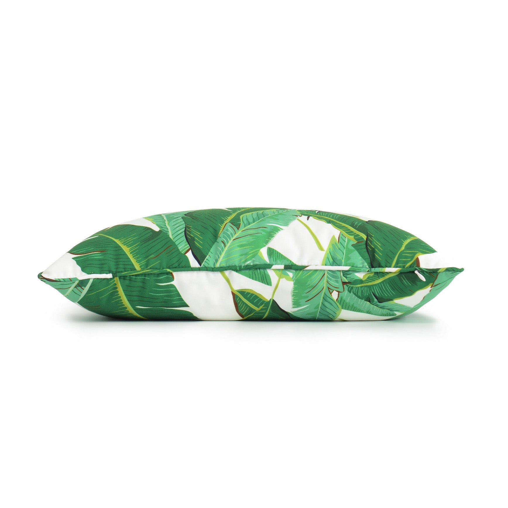 Tropical Banana Leaf Outdoor Lumbar Pillow Cover, 12"x20"
