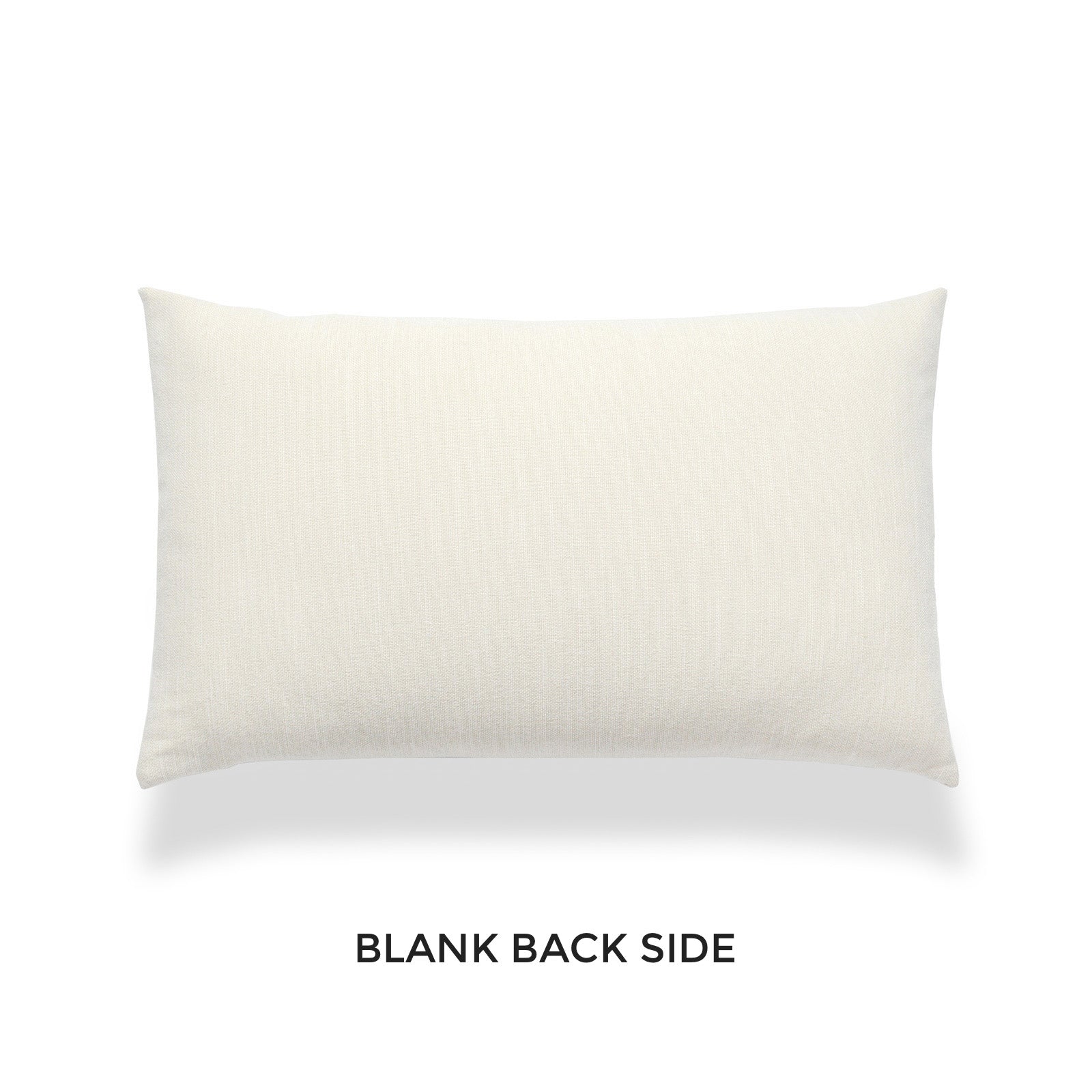 Neutral Lumbar Pillow Cover, Beige Plain with Tassels, 12"x20"