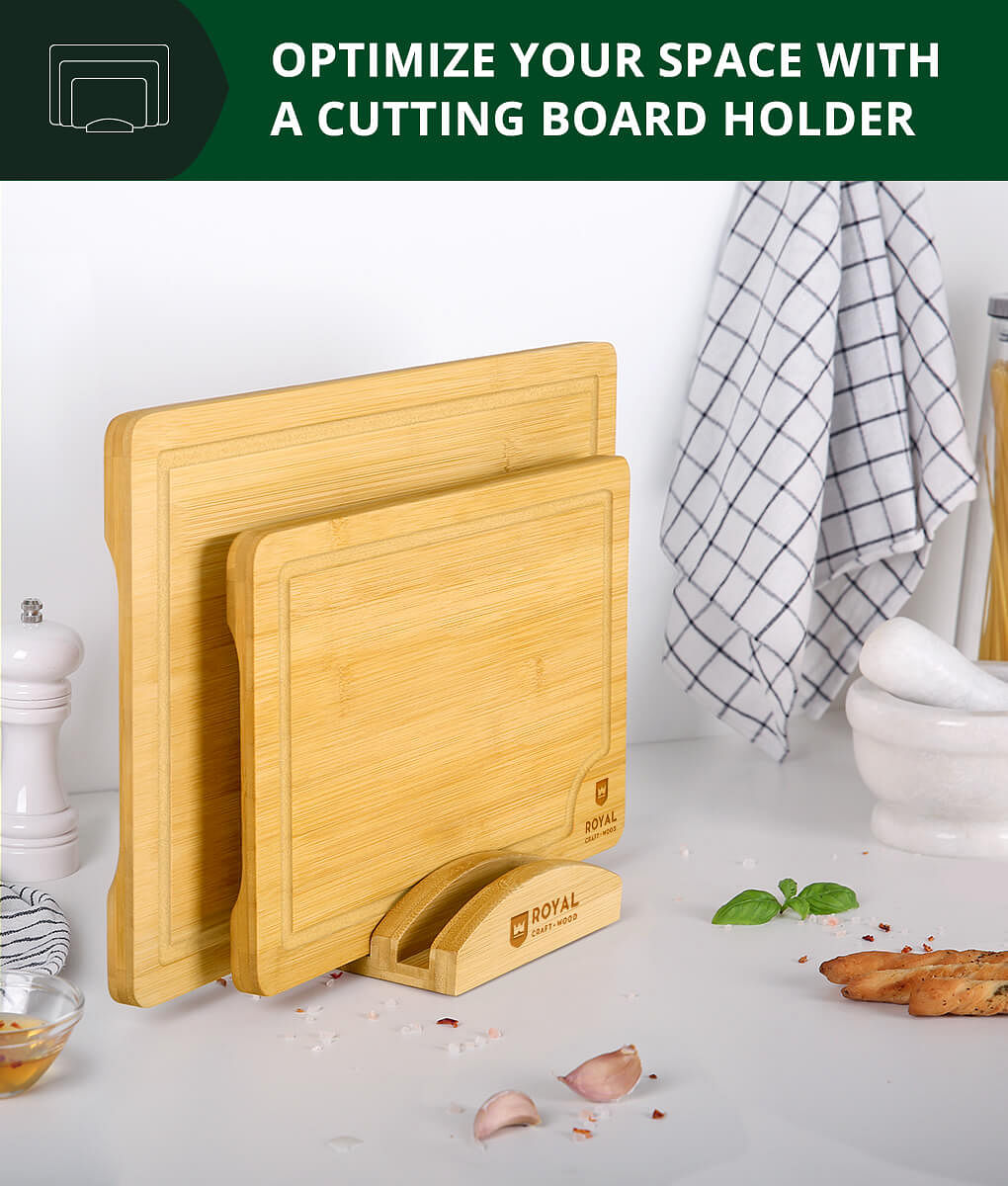 Kitchen Cutting Board Organizer