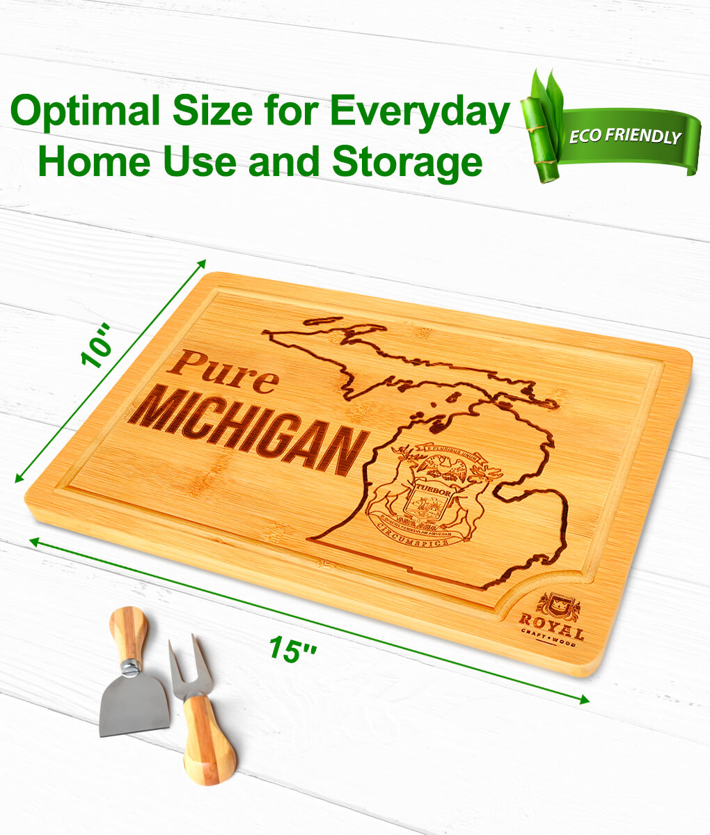 Michigan Cutting Board, 15x10"