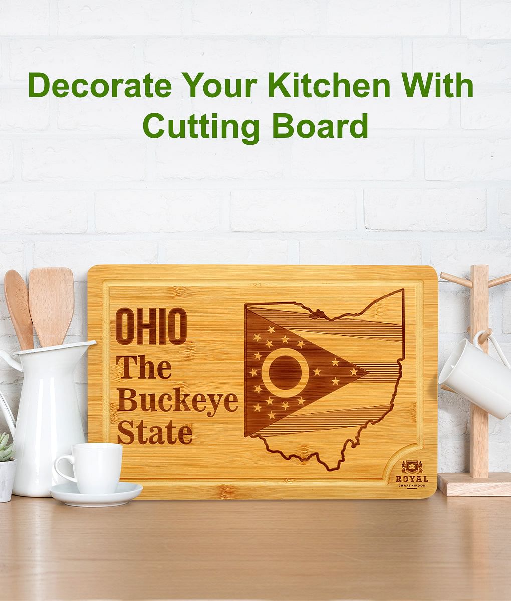 Ohio Cutting Board, 15x10"