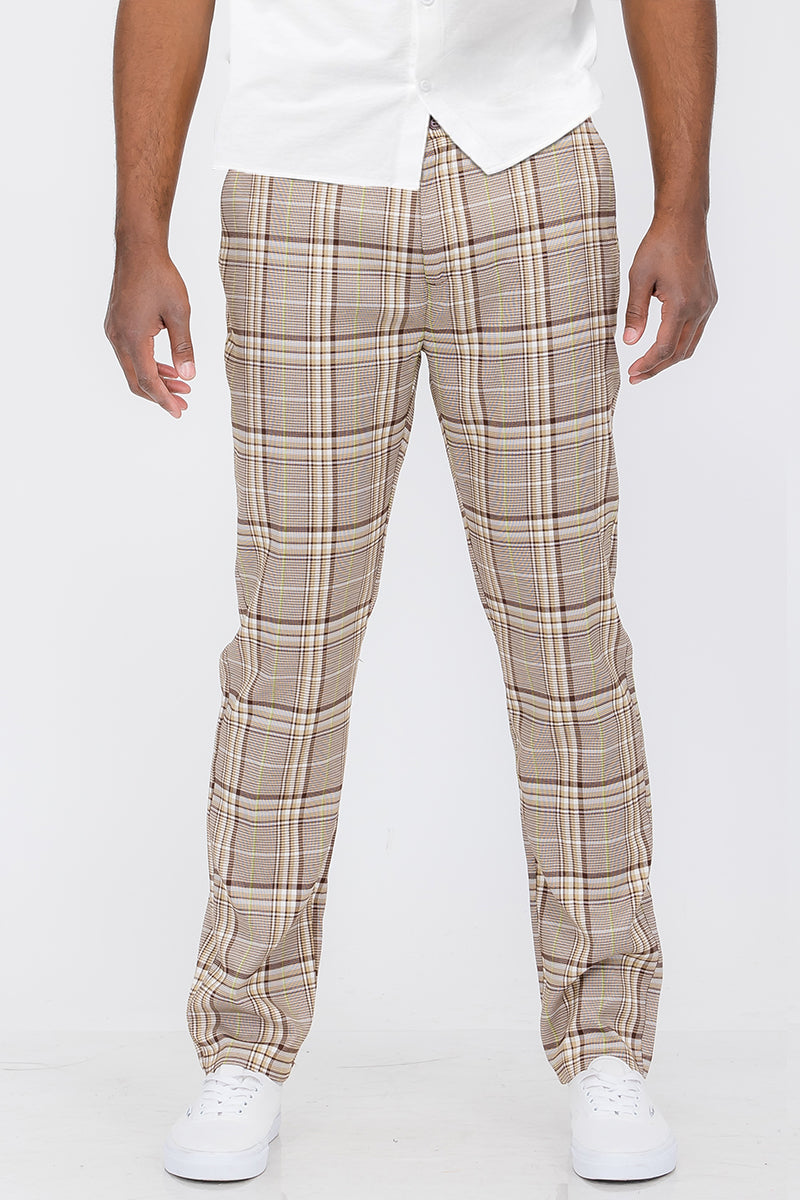 Plaid Trouser Pants-11