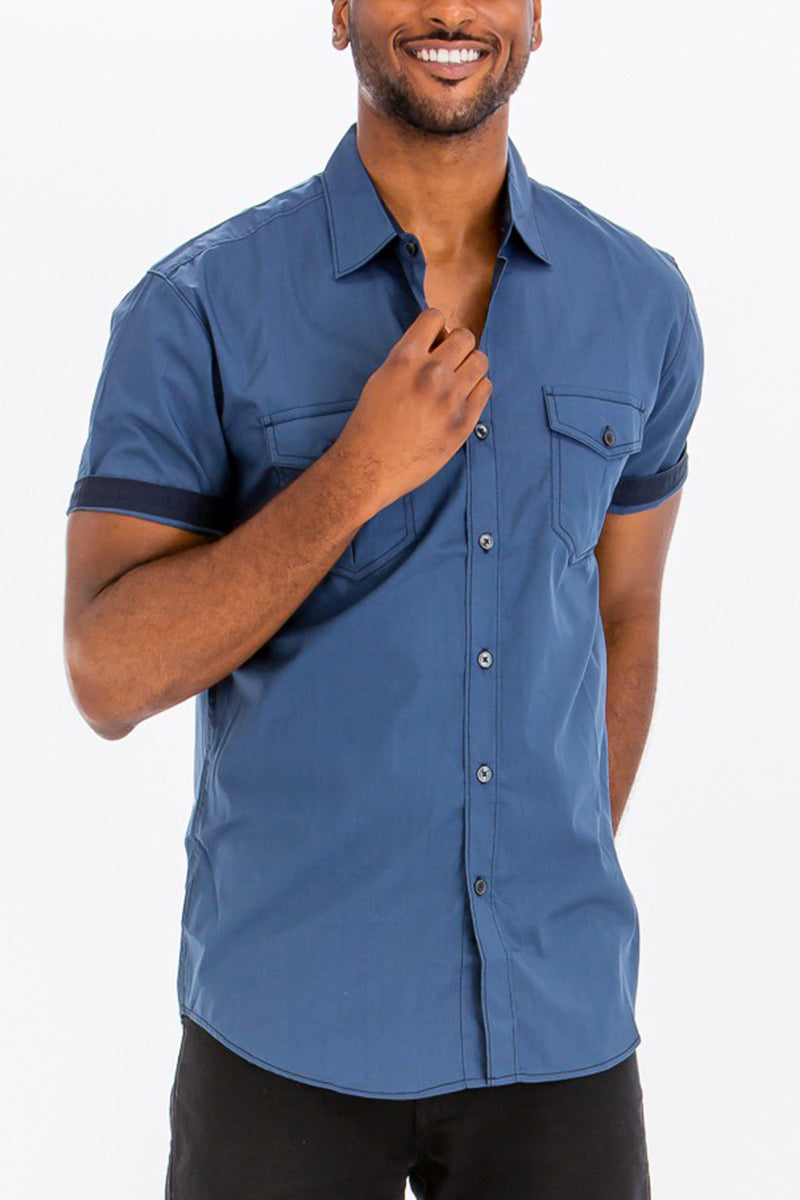 Banks Outline Stitch Button Up-5