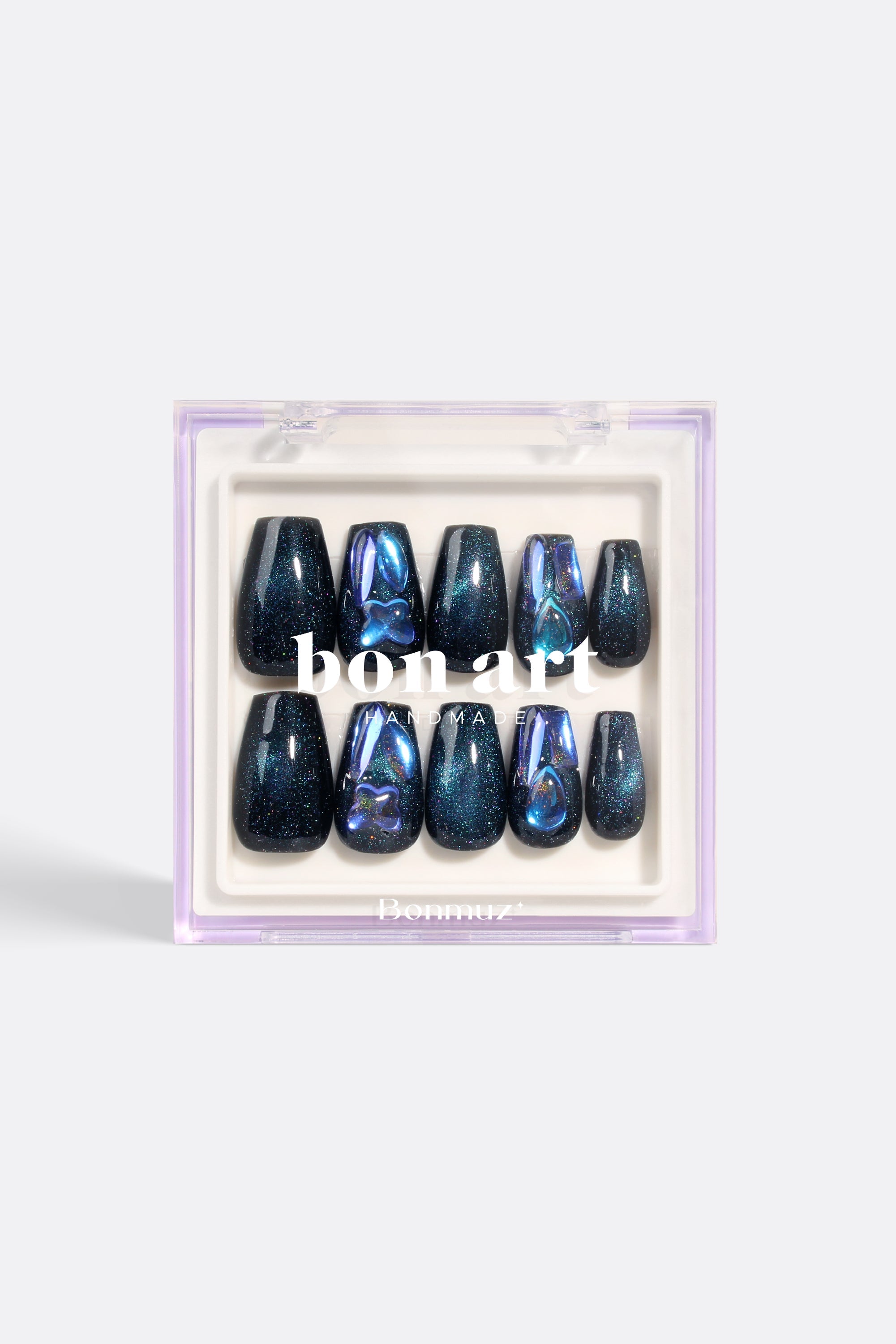 Sapphire Stardust | Pro Handmade Gel Nails-0