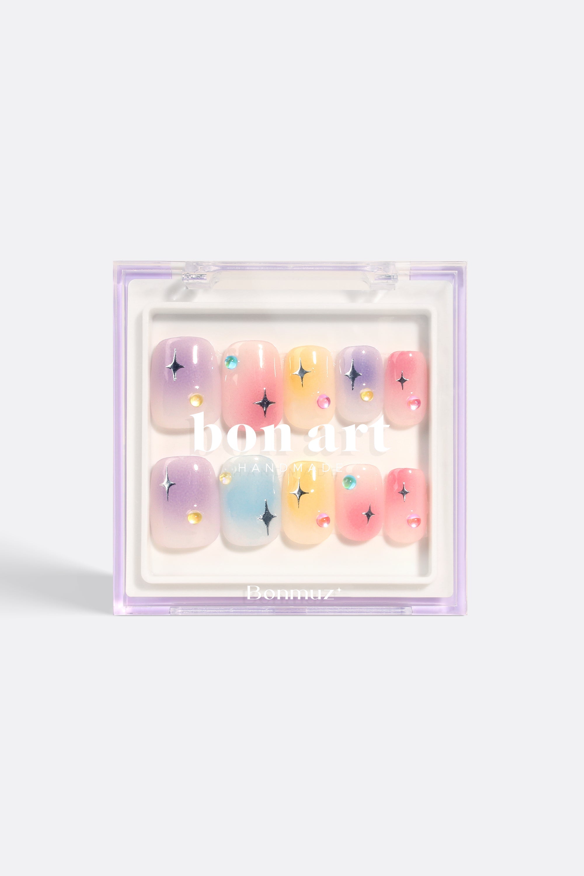 Dewdrop on Rainbow | Pro Handmade Gel Nails-0