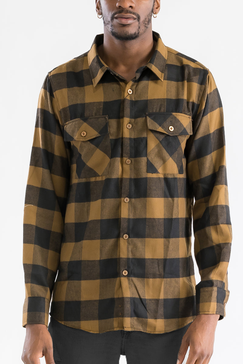 Brushed Flannel Shirt-0