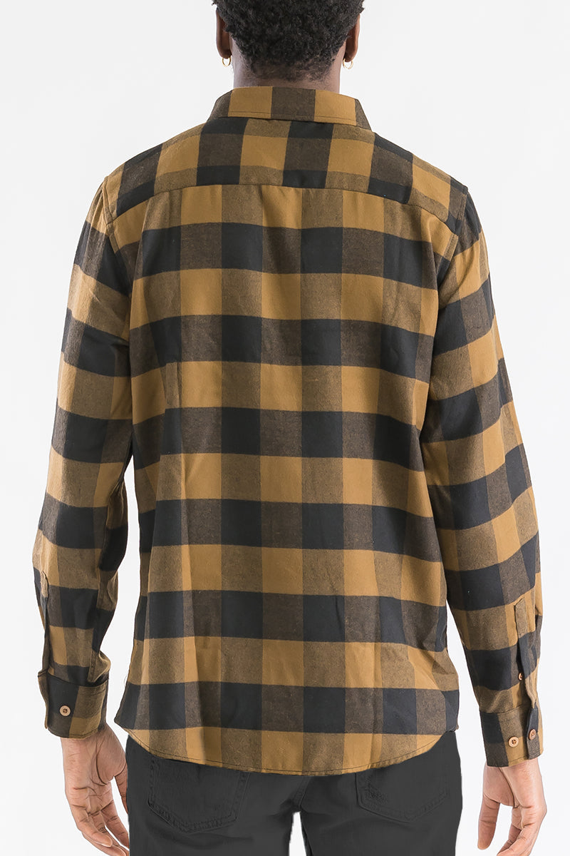Brushed Flannel Shirt-3