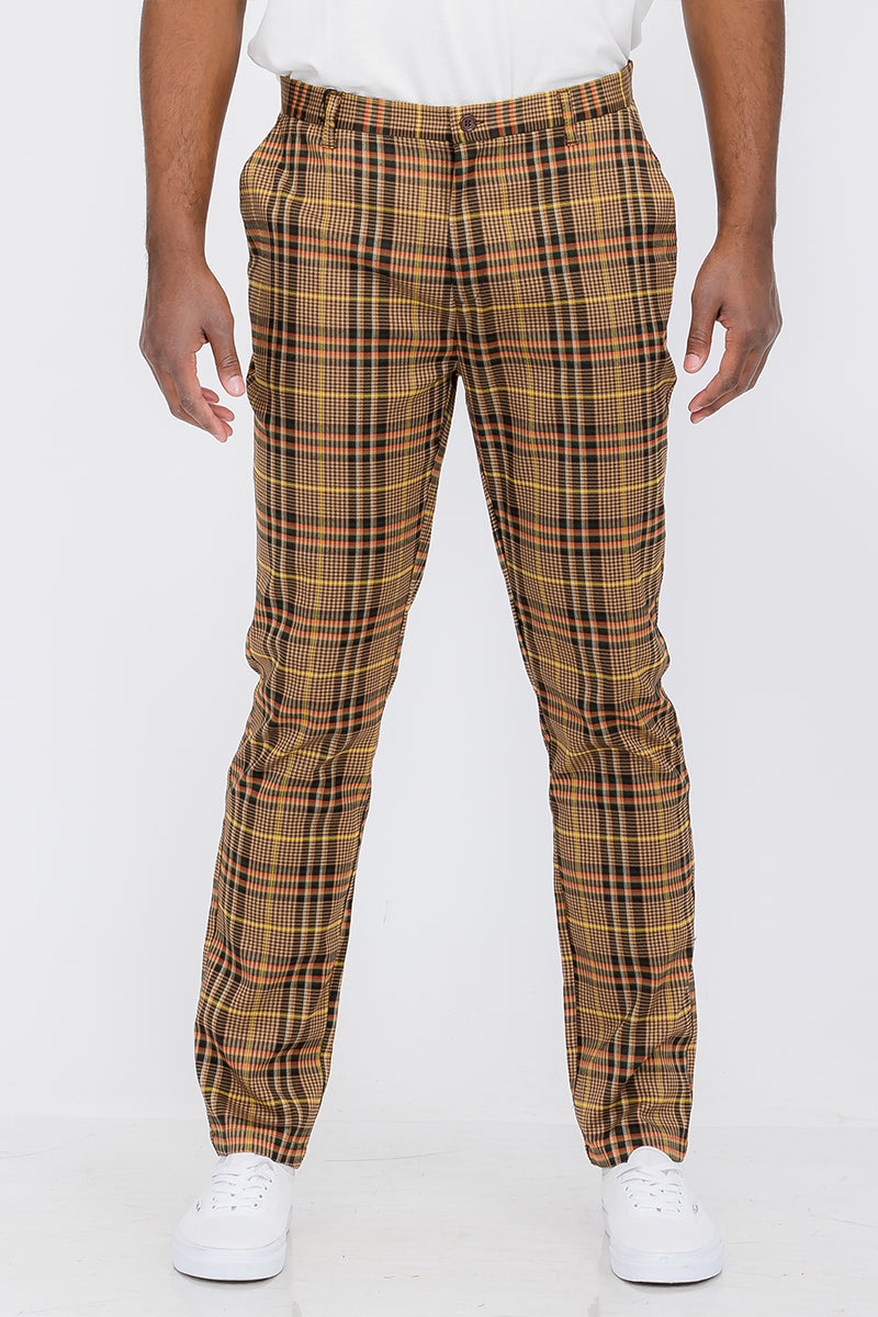 Plaid Trouser Pants-4