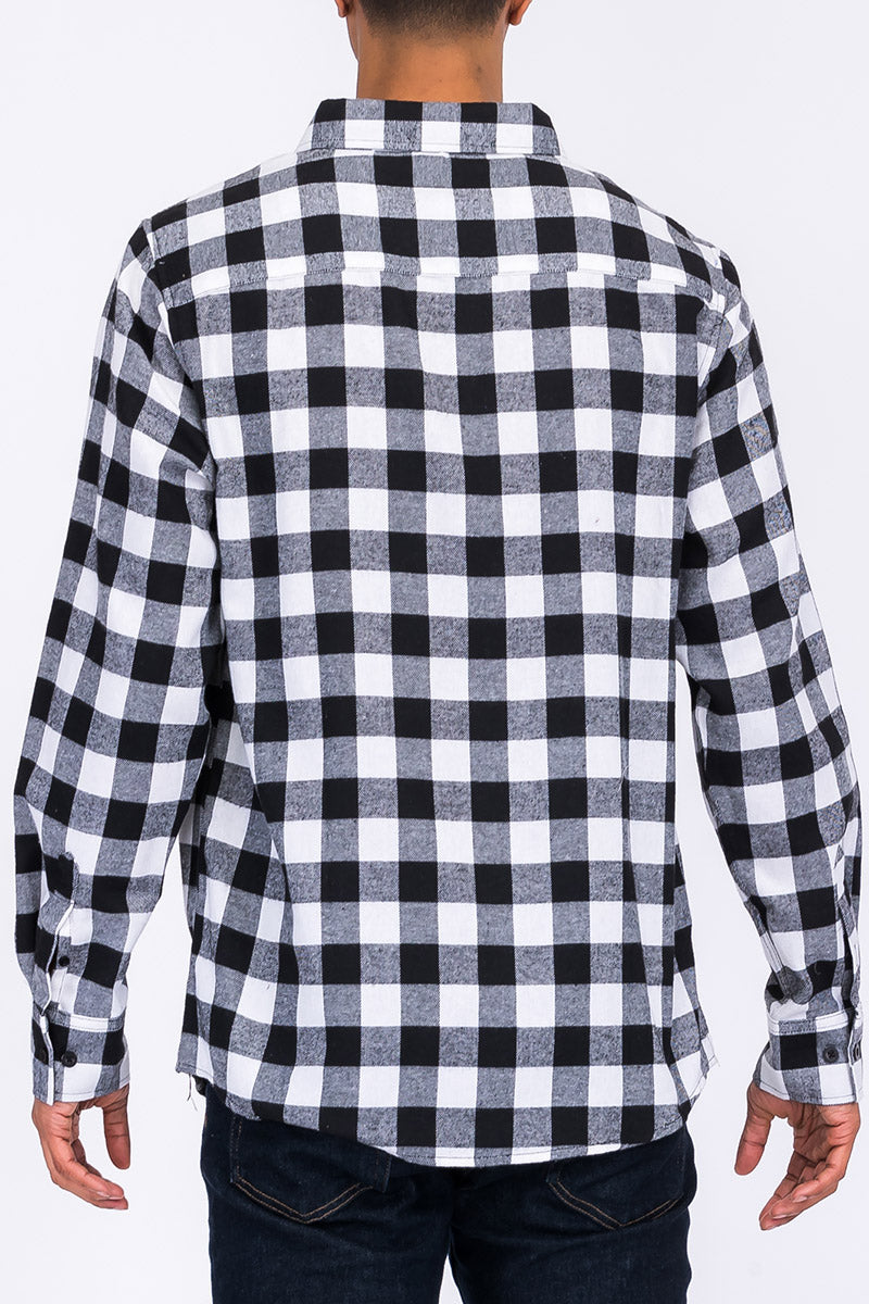 Brushed Flannel Shirt-4