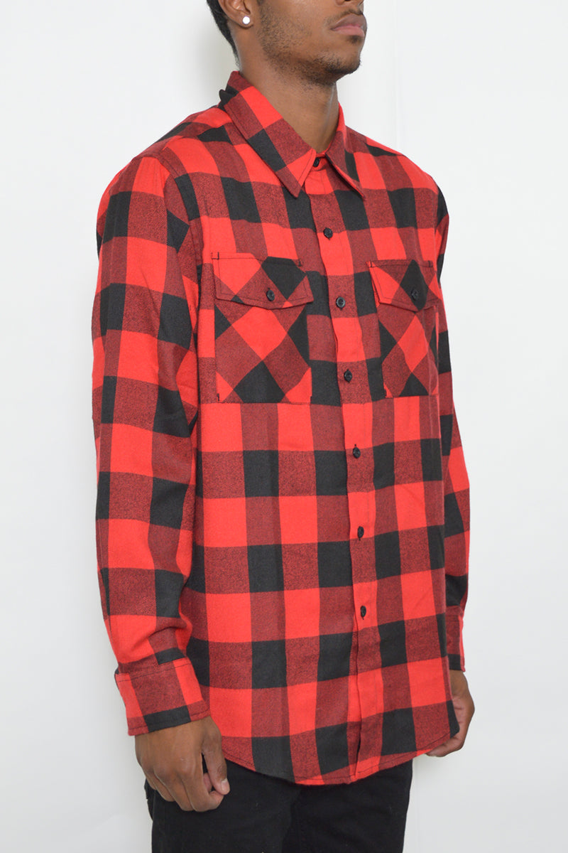 Brushed Flannel Shirt-5