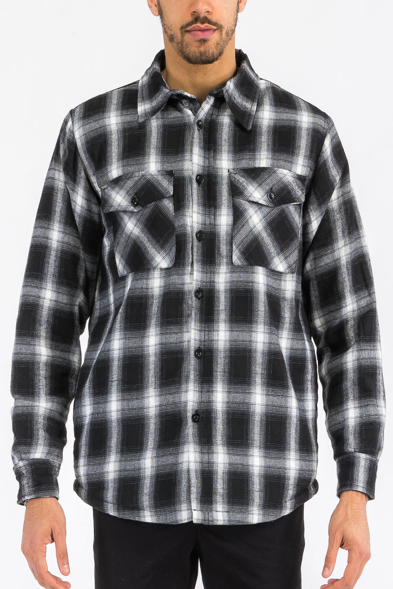 Quilted Flannel Shirt-0