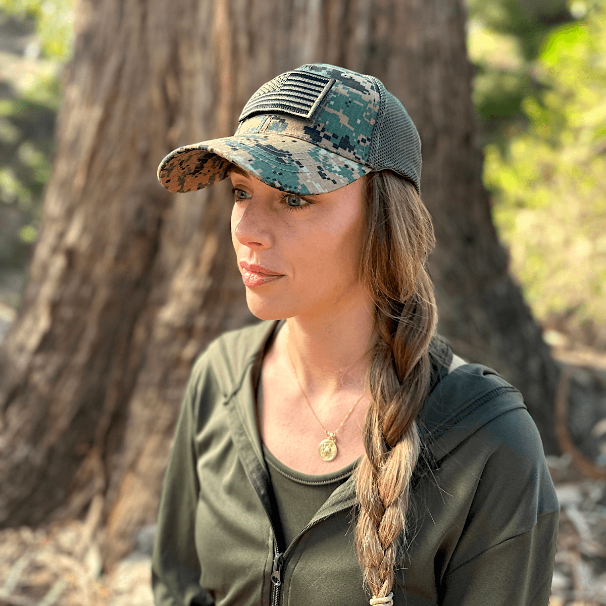 Tactical-Style Patch Hat with Adjustable Strap-21