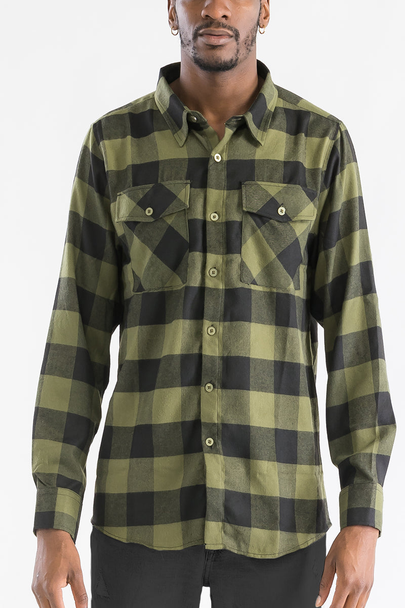 Brushed Flannel Shirt-8