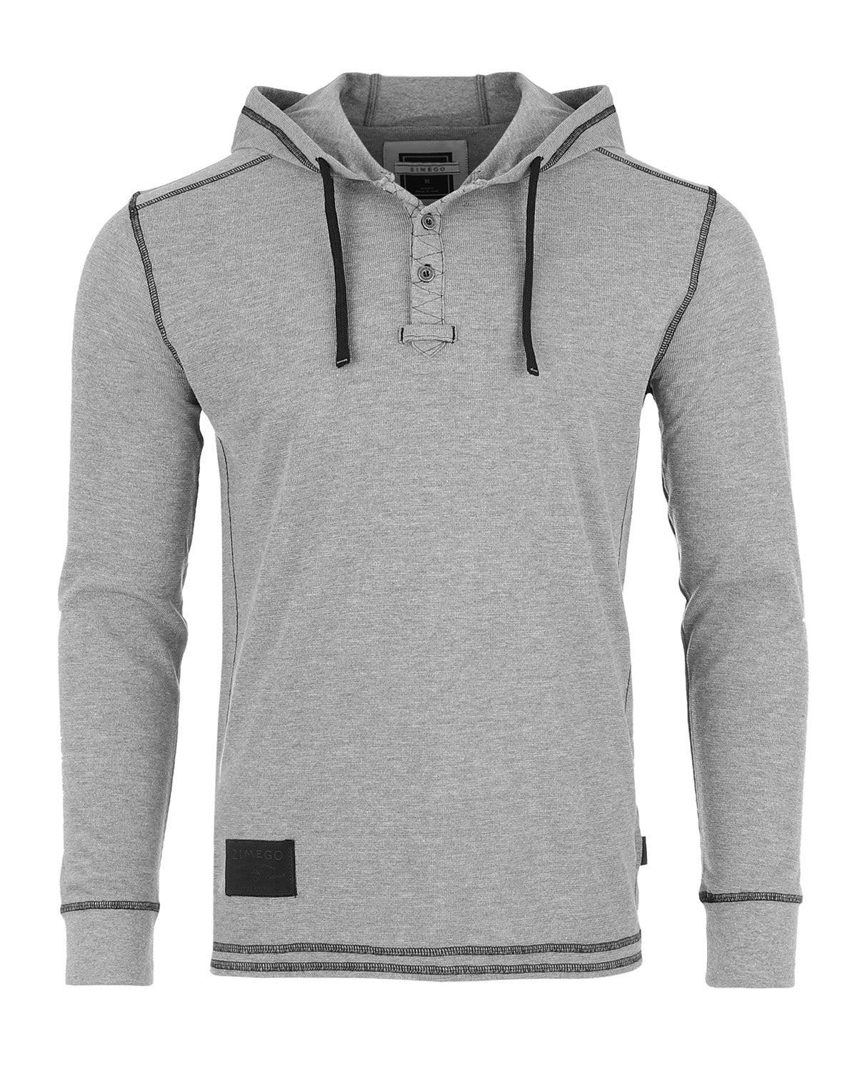 Men's Thermal Long Sleeve Lightweight Fashion Hooded Henley