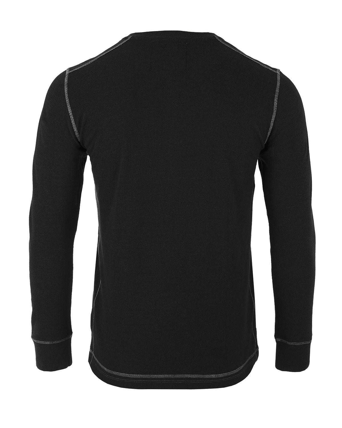 Men's Casual Long Sleeve Lightweight Thermal Henley Essential Shirt