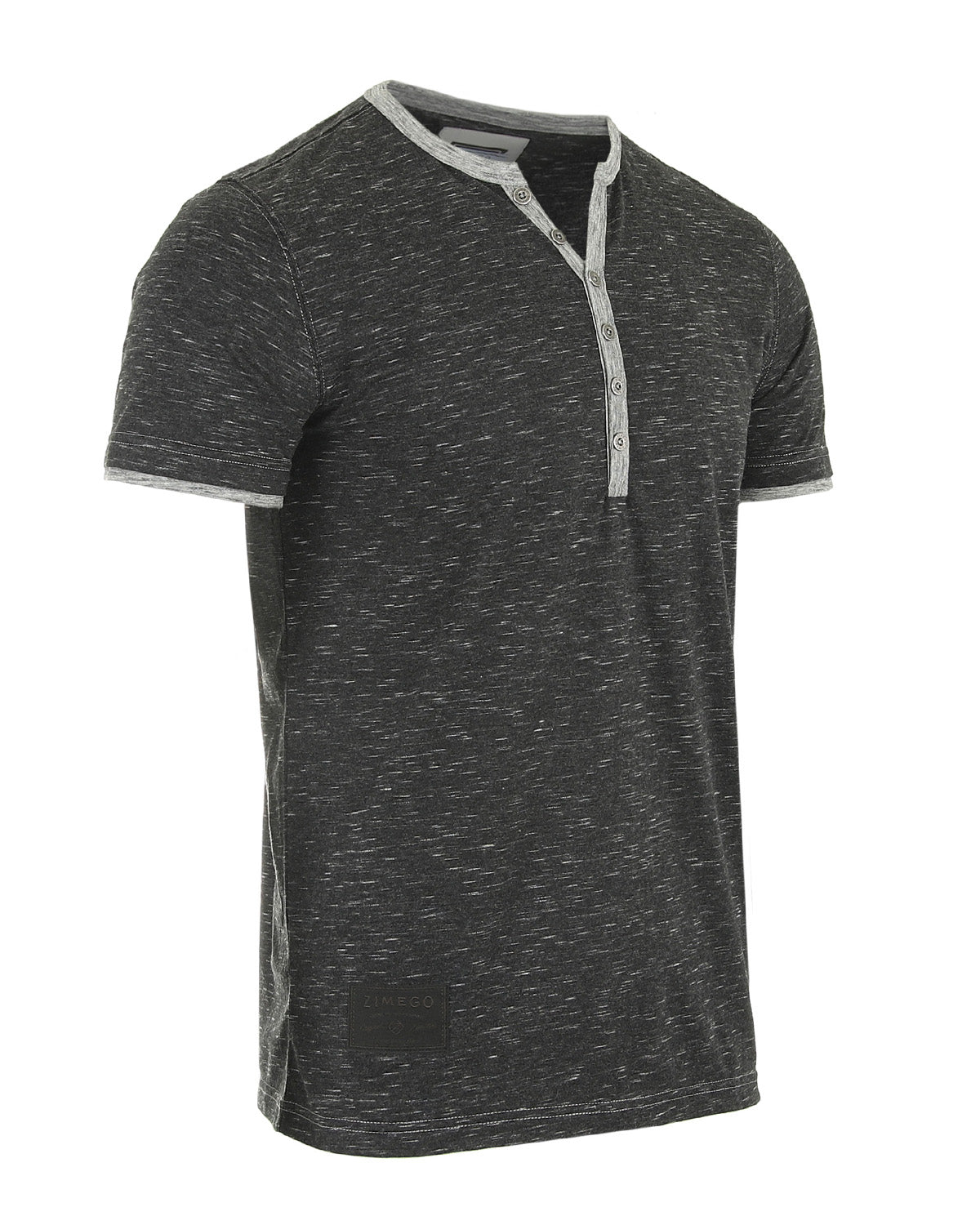 Men's Henley T Shirts – Short Sleeve Contrast Neck and Hem Active Casual Fashion Tees Tops