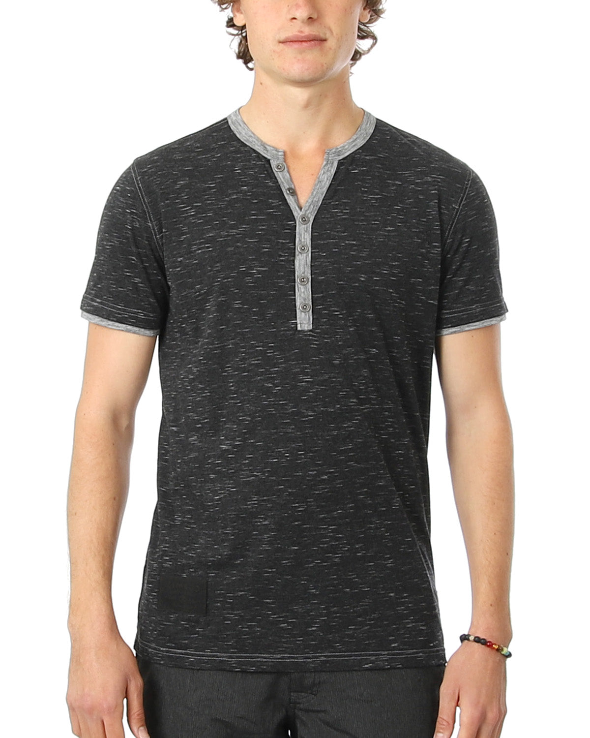Men's Henley T Shirts – Short Sleeve Contrast Neck and Hem Active Casual Fashion Tees Tops