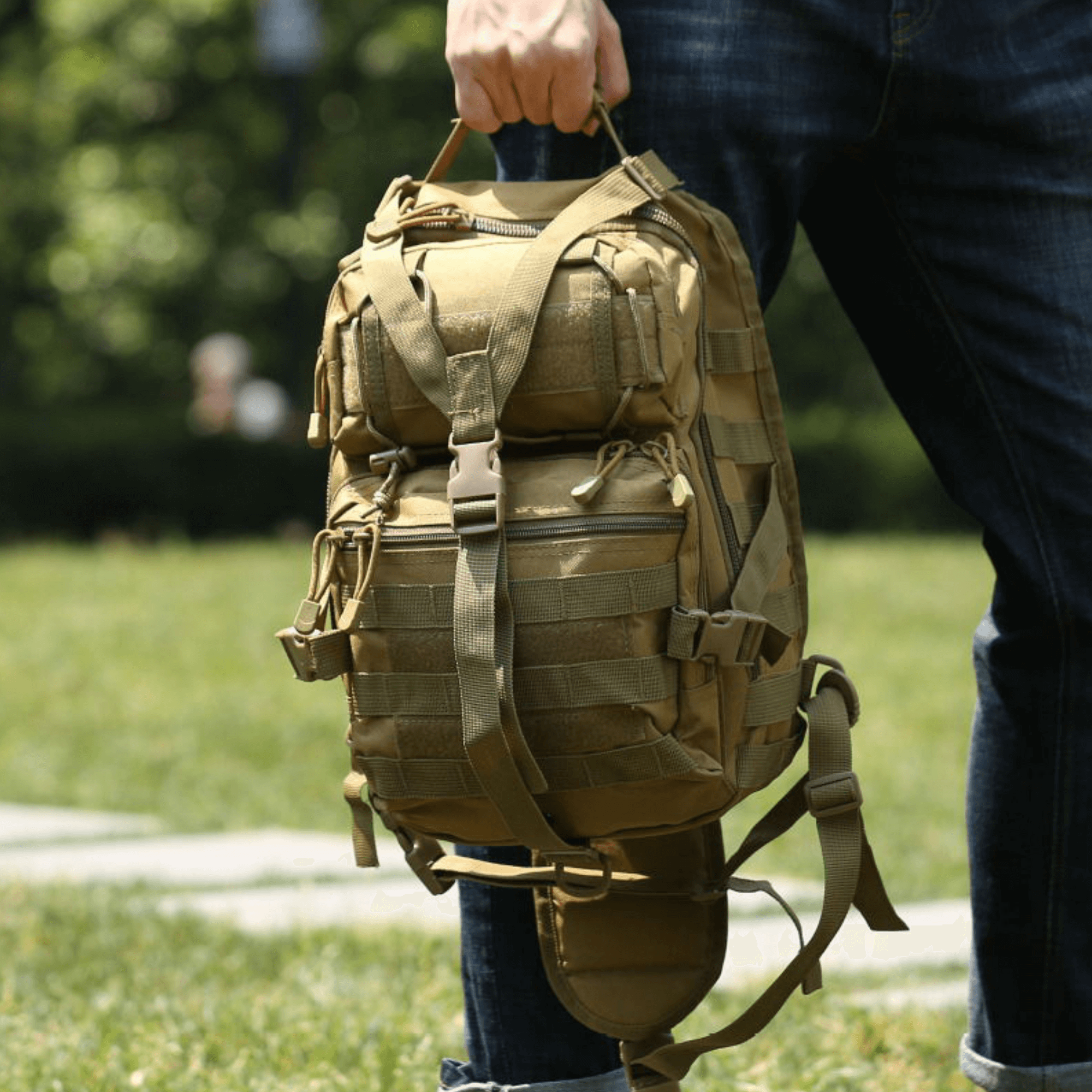 Tactical Medium Sling Range Bag-33