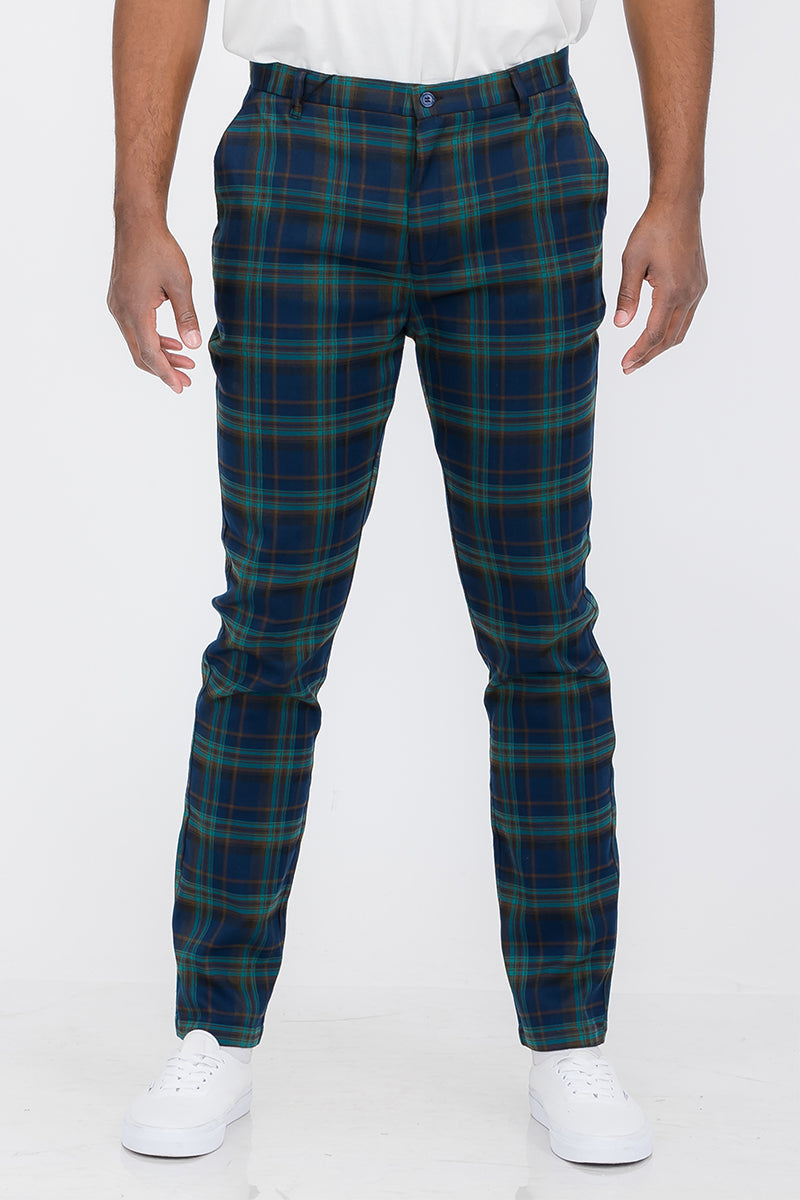 Plaid Trouser Pants-9