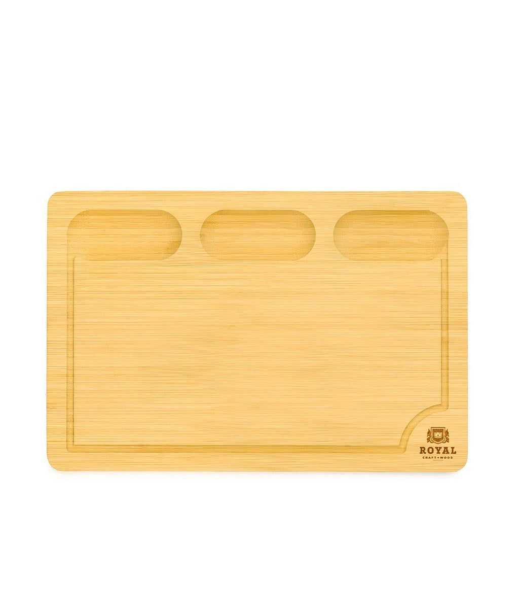 Cutting Board with Compartments 18 x 12"