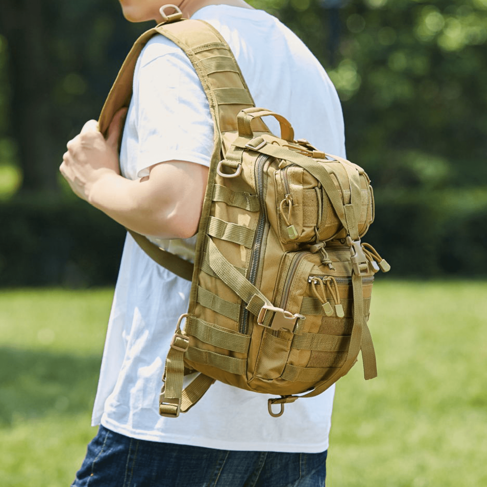 Tactical Medium Sling Range Bag-31